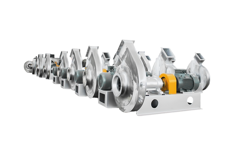 Keramický průmysl - vysokoteplotní ventilátor pro odvod kouře z pece