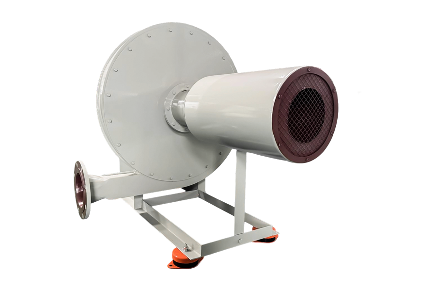 Hutní průmysl - spalovací ventilátor tavicí pece