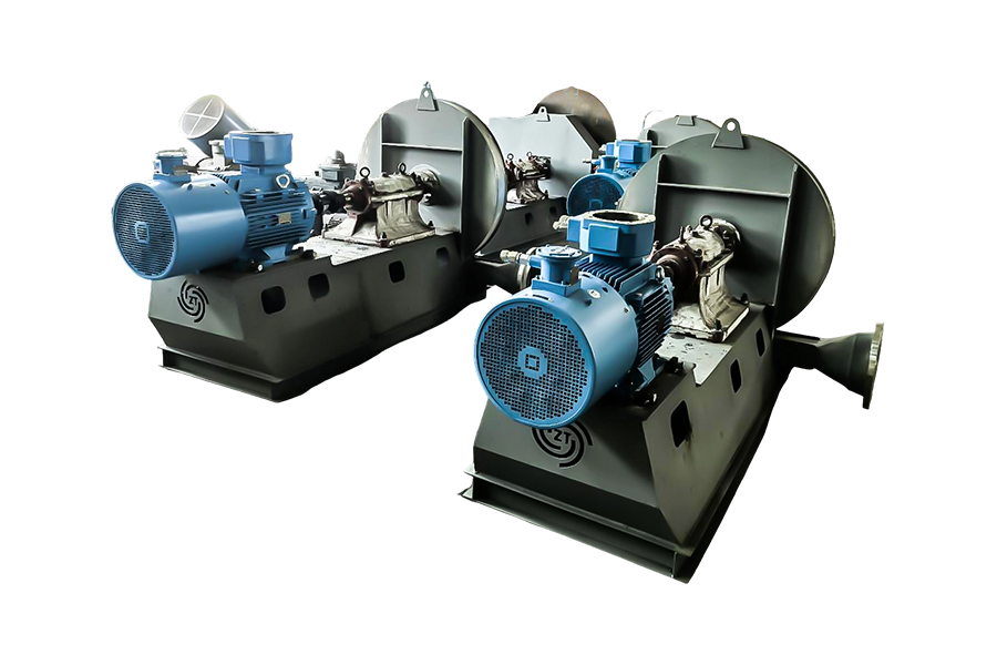 Průmysl stavebních materiálů-tlakový plynový ventilátor pro vápenku