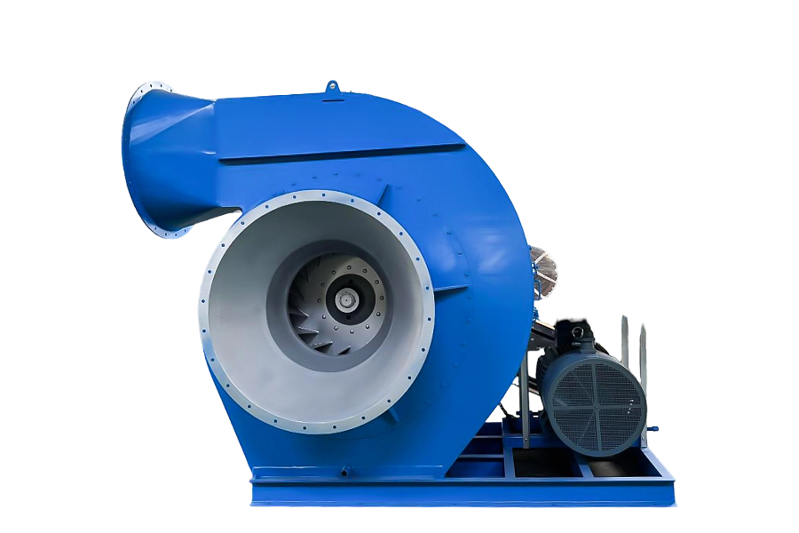 Průmysl stavebních materiálů - ventilátor chlazení vápenky