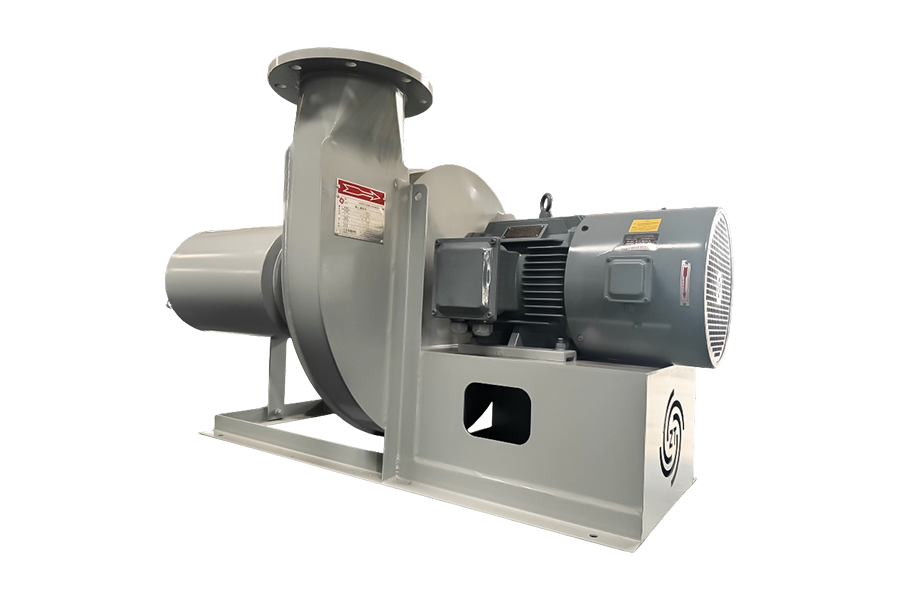 Průmysl ochrany životního prostředí – Systém úpravy výfukových plynů Ventilátor s asistovaným spalováním