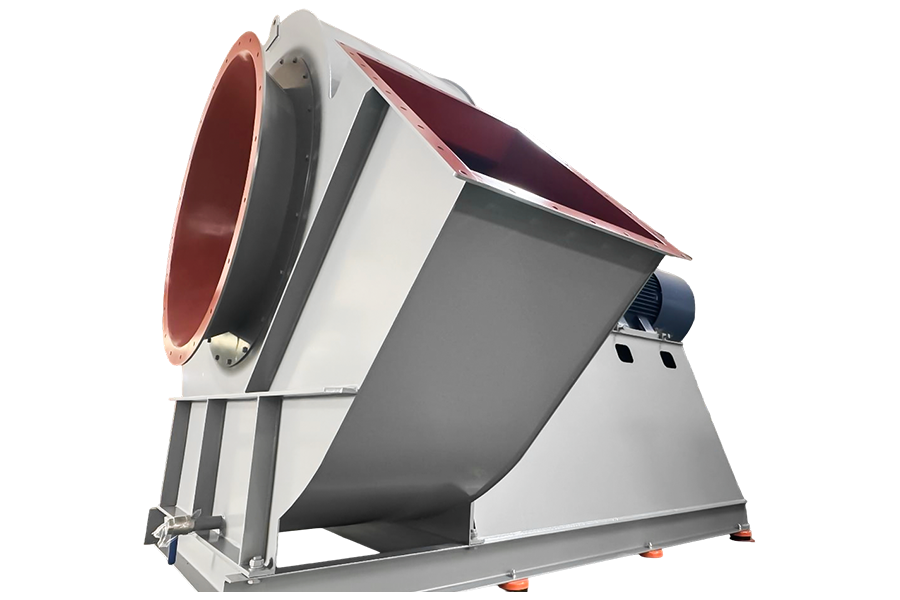 Průmysl stavebních hmot - chladicí ventilátor cementové rotační pece s roštem