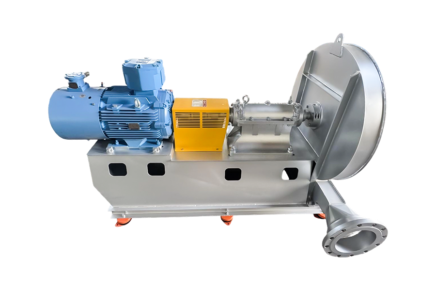 Průmysl ochrany životního prostředí – Systém úpravy výfukových plynů Výfukový ventilátor