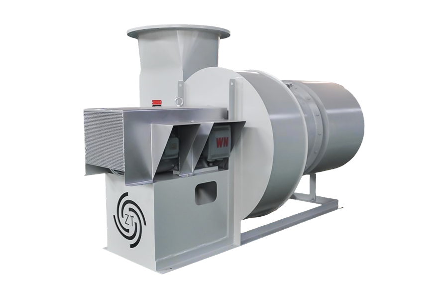 Průmysl ochrany životního prostředí – Systém úpravy výfukových plynů Ventilátor s asistovaným spalováním