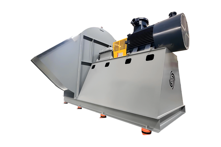 Průmysl stavebních hmot - chladicí ventilátor cementové rotační pece s roštem