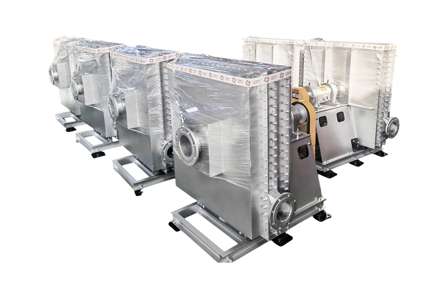 Průmysl ochrany životního prostředí - rotační rotační pecní systém pro zpracování pevných a kapalných odpadů Ventilátor pyrolýzního plynu